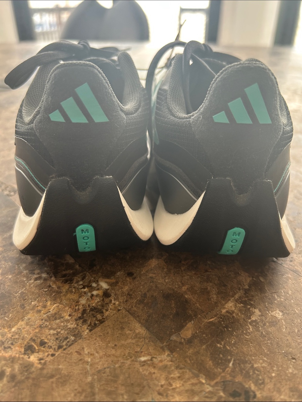 NWT 🆕 adidas x Mercedes Black & Teal Motorsport Low-Profile Sneakers lmt edition - Picture 5 of 6